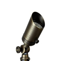 Outdoor Landscape Lighting LED 12V Low Voltage SPB02 12V Low Voltage Small Directional Bullet Brass Spotlight Outdoor Landscape Lighting MR11 Socket Natural Brass