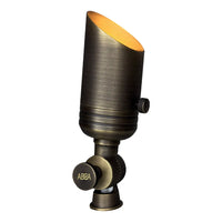 Outdoor Landscape Lighting LED 12V Low Voltage SPB02 4x/8x/12x Package 12V Low Voltage Small Directional Bullet Brass Spotlight Outdoor Landscape Lighting with MR11 2W 3000K Bulb