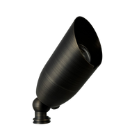 Outdoor Landscape Lighting LED 12V Low Voltage SPB14 4x/8x/12x Package 12V Low Voltage LED Outdoor Landscape Brass Spotlight with MR16 5W 3000K Bulb