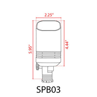 Outdoor Landscape Lighting LED 12V Low Voltage SPB03 12V Low Voltage LED Outdoor Landscape Cast Brass Spotlight MR16 Socket