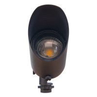 Outdoor Landscape Lighting LED 12V Low Voltage SPB04 Cast Brass Adjustable 12V Low Voltage LED Bullet Landscape Spotlight Outdoor Lighting MR16 Socket