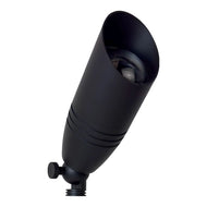 SPB06 Cast Brass 12V Low Voltage Landscape Spotlight | Outdoor LED Spotlight with MR16 Socket - Black Brass / None