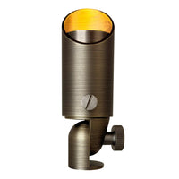 Outdoor Landscape Lighting LED 12V Low Voltage SPB08 5W 3000K Warm White Integrated Brass Spotlight 12V Low Voltage Small Directional Bullet Light Outdoor Landscape