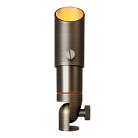 Outdoor Landscape Lighting LED 12V Low Voltage SPB08 5W 3000K Warm White Integrated Brass Spotlight 12V Low Voltage Small Directional Bullet Light Outdoor Landscape