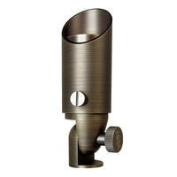 Outdoor Landscape Lighting LED 12V Low Voltage SPB08 5W 3000K Warm White Integrated Brass Spotlight 12V Low Voltage Small Directional Bullet Light Outdoor Landscape
