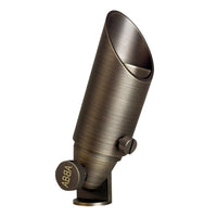 Outdoor Landscape Lighting LED 12V Low Voltage SPB08 5W 3000K Warm White Integrated Brass Spotlight 12V Low Voltage Small Directional Bullet Light Outdoor Landscape