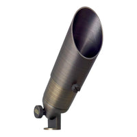 Outdoor Landscape Lighting LED 12V Low Voltage SPB10 8W 3000K Warm White Integrated LED Brass Spotlight 12V Low Voltage Small Directional Bullet Light