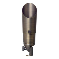 Outdoor Landscape Lighting LED 12V Low Voltage SPB10 8W 3000K Warm White Integrated LED Brass Spotlight 12V Low Voltage Small Directional Bullet Light