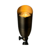 Outdoor Landscape Lighting LED 12V Low Voltage SPB14 4x/8x/12x Package 12V Low Voltage LED Outdoor Landscape Brass Spotlight with MR16 5W 3000K Bulb