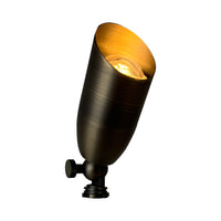 Outdoor Landscape Lighting LED 12V Low Voltage SPB14 4x/8x/12x Package 12V Low Voltage LED Outdoor Landscape Brass Spotlight with MR16 5W 3000K Bulb