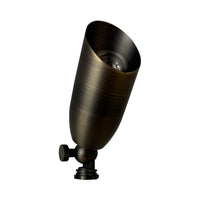 Outdoor Landscape Lighting LED 12V Low Voltage SPB14 4x/8x/12x Package 12V Low Voltage LED Outdoor Landscape Brass Spotlight with MR16 5W 3000K Bulb