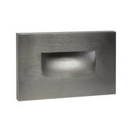 STA07 3W 3CCT Rectangular Impermeable Horizontal LED Escalera Paso Luminaria - Silver