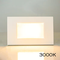 Outdoor Landscape Lighting LED 12V Low Voltage STA10 4x/8x/12x Package 3.5W 12V Low Voltage 3CCT Rectangular Waterproof Horizontal 3000K Warm White Integrated LED Aluminum Stair Step Light Fixture