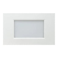 STA10 3.5W 3CCT 12V Low Voltage Rectangular Waterproof Horizontal Integrated LED Aluminum Stair Step Light Fixture - White