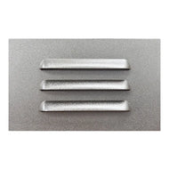 Accesorio de iluminación de pared con luz de paso LED horizontal impermeable rectangular STA11 3.5W - Silver