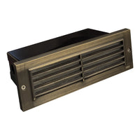 Outdoor Landscape Lighting LED 12V Low Voltage STB03 Brass 12V Low Voltage Louver Horizontal LED 9