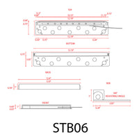 Outdoor Landscape Lighting LED 12V Low Voltage STB06 3W 2700K or 3000K Warm White 12V Low Voltage 13