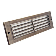 STB08 Cast Brass 12V Low Voltage 4W LED 9" Indoor Outdoor Horizontal Step Light Lighting - Natural Brass