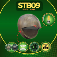 Outdoor Landscape Lighting LED 12V Low Voltage STB09 Cast Brass 12V Low Voltage LED 3.42