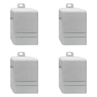 Outdoor Landscape Lighting LED 12V Low Voltage STB19 4x/8x/12x Package LED Cast Brass Deck Step Light Surface Mount 12V Low Voltage Landscape Lighting White 4 Pack