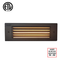 Outdoor Landscape Lighting LED 12V Low Voltage STBCC17 Cast Brass 1W-4W 3CCT Adjustable LED Outdoor 9