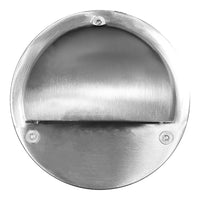 Outdoor Landscape Lighting LED 12V Low Voltage STS09 LED Round Stainless Steel Deck Light Surface Mount 12V Low Voltage Landscape Lighting
