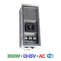 Outdoor Landscape Lighting LED 12V Low Voltage STSW300 300W Stainless Steel Smart WI-FI 12V, 15V Low Voltage Transformer with Photocell & Timer IP65