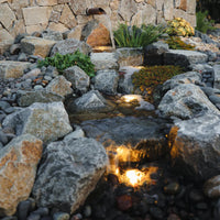 Outdoor Landscape Lighting LED 12V Low Voltage ULB01 12V Low Voltage Underwater Brass LED Fountain Pond Lighting MR16 Socket