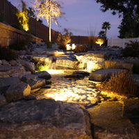 Outdoor Landscape Lighting LED 12V Low Voltage ULB01 12V Low Voltage Underwater Brass LED Fountain Pond Lighting MR16 Socket