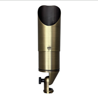 Outdoor Landscape Lighting LED 12V Low Voltage SPB05 LED Landscape 12V Low Voltage Brass Spotlight Adjustable Outdoor Lighting MR16 Socket