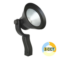 Outdoor Landscape Lighting LED 12V Low Voltage CCDA95 7W LED 3CCT Wide Beam Directional Outdoor Landscape Lighting 12V Low Voltage Aluminum Spotlight