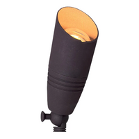 Outdoor Landscape Lighting LED 12V Low Voltage DL05 30 Pack 12V Low Voltage LED Smooth Bullet Directional Outdoor Aluminum Spotlight with 5W 3000K Bulb Brown