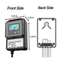 Outdoor Landscape Lighting LED 12V Low Voltage TSPDC100 DC12V 100W Digital Low Voltage Transformer with Photocell & Timer