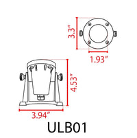 Outdoor Landscape Lighting LED 12V Low Voltage ULB01 4x/8x/12x Package 12V Low Voltage Underwater Brass LED Fountain Pond Lighting with MR16 5W 3000K Bulb