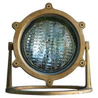 Outdoor Landscape Lighting LED 12V Low Voltage ULB02 Cast Brass PAR36 Socket LED 12V Low Voltage Underwater Pond Light IP68 Waterproof PAR36 Socket