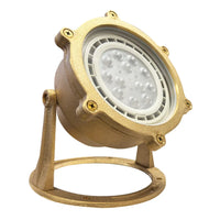 Outdoor Landscape Lighting LED 12V Low Voltage ULB02 Cast Brass PAR36 Socket LED 12V Low Voltage Underwater Pond Light IP68 Waterproof PAR36 Socket