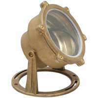 Outdoor Landscape Lighting LED 12V Low Voltage ULB02 Cast Brass PAR36 Socket LED 12V Low Voltage Underwater Pond Light IP68 Waterproof PAR36 Socket