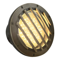 Outdoor Landscape Lighting LED 12V Low Voltage UNB01 Cast Brass 12V Low Voltage Grille Commercial PAR36 LED In-ground Well Light PAR36 Socket IP65 Waterproof