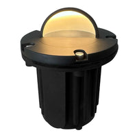 Outdoor Landscape Lighting LED 12V Low Voltage UNB02 4x/8x/12x Package Cast Brass 12V Low Voltage Half Moon Round LED In-ground Well Light IP65 Waterproof with MR16 Socket 5W 3000K Bulb