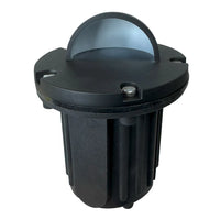 Outdoor Landscape Lighting LED 12V Low Voltage UNB02 Cast Brass 12V Low Voltage Half Moon Round LED In-ground Well Light MR16 Socket IP65 Waterproof