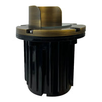 Outdoor Landscape Lighting LED 12V Low Voltage UNB03 Cast Brass 12V Low Voltage Shielded LED In-ground Well Light MR16 Socket IP65 Waterproof