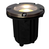 Outdoor Landscape Lighting LED 12V Low Voltage UNB04 4x/8x/12x Package Cast Brass 12V Low Voltage Round LED In-Ground Well Light IP65 Waterproof with MR16 5W 3000K Bulb
