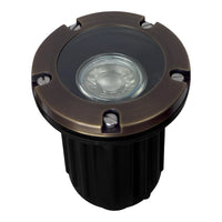 Outdoor Landscape Lighting LED 12V Low Voltage UNB04 Cast Brass 12V Low Voltage Round LED In-Ground Well Light MR16 Socket IP65 Waterproof