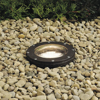 Outdoor Landscape Lighting LED 12V Low Voltage UNB04 Cast Brass 12V Low Voltage Round LED In-Ground Well Light MR16 Socket IP65 Waterproof
