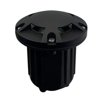 Outdoor Landscape Lighting LED 12V Low Voltage UNB07 Cast Brass 12V Low Voltage Round Multi-Directional LED In-ground Well Light MR16 Socket IP65 Waterproof Black Brass