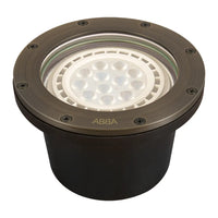 Outdoor Landscape Lighting LED 12V Low Voltage UNB08 4x/8x/12x Package Cast Brass 12V Low Voltage Commercial LED In-ground Well Light IP65 Waterproof with PAR36 10W 160° 3000K Light Bulb