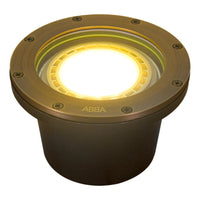 Outdoor Landscape Lighting LED 12V Low Voltage UNB08 4x/8x/12x Package Cast Brass 12V Low Voltage Commercial LED In-ground Well Light IP65 Waterproof with PAR36 10W 160° 3000K Light Bulb