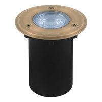 Outdoor Landscape Lighting LED 12V Low Voltage UNB12 Cast Brass 12V Low Voltage Round LED In-ground Well Light IP65 Waterproof MR16 Socket