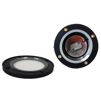 Outdoor Landscape Lighting LED 12V Low Voltage UNF07 4x/8x/12x Package Fiber Glass 12V Low Voltage Round LED In-ground Well Light IP65 Waterproof with MR16 5W 3000K Bulb