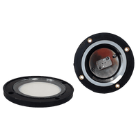 Outdoor Landscape Lighting LED 12V Low Voltage UNF07 4x/8x/12x Package Fiber Glass 12V Low Voltage Round LED In-ground Well Light IP65 Waterproof with MR16 5W 3000K Bulb